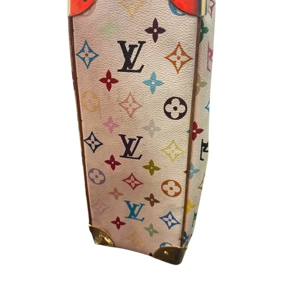 Louis Vuitton White Multicolor murakami Trouville PM - Picture 6 of 16